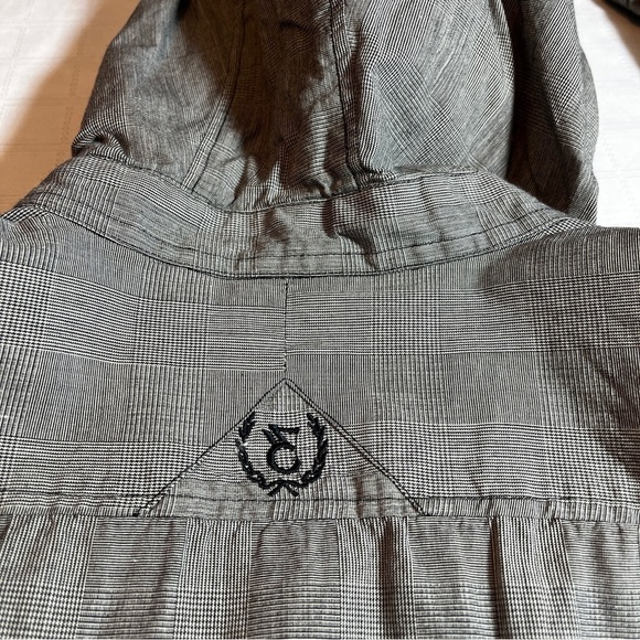 Ezekiel Hooded Button Up Men's Size L Outdoor California 100% Cotton Charcoal - Picture 15 of 15